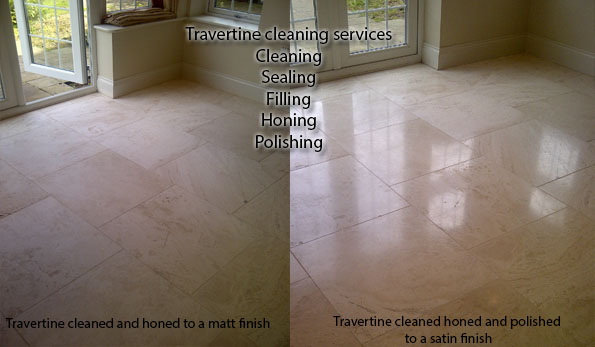 travertine floor cleaning polishing honing