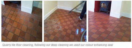 quarry tile cleaning