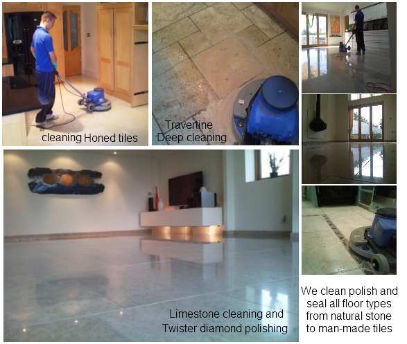 cleaning polishing sealing stone floors